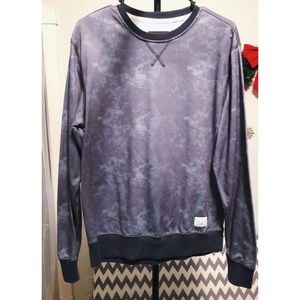 Blue crew neck